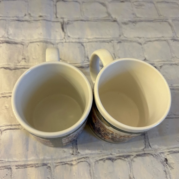 CURRIER & IVES (2) MUG/CUPS YORK CENTRAL PARK WINTER (1862) THEMED - Picture 6 of 6